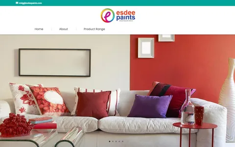 Website of Esdee Paints