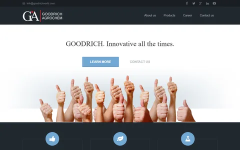 Website of Goodrich Agrochem